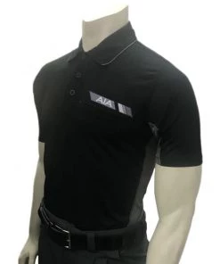 Smitty Apparel AIA Smitty V2 MLB Replica Umpire Shirt SS Black/Grey AIA Baseball