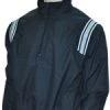 Smitty Apparel Umpire Jacket - LS Pullover - Navy W/ White/Navy Powder Blue Insert