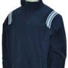 Smitty Apparel Major League Style Thermal Fleece Jacket - Navy W/ White/Navy Powder Blue Trim