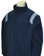 Smitty Apparel Major League Style Thermal Fleece Jacket - Navy W/ White/Navy Powder Blue Trim