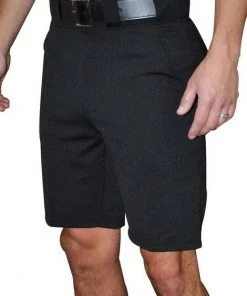 Smitty Apparel Football Solid Black Shorts - 9" Inseam