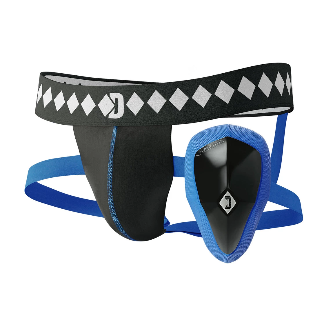 Cups And Supporters Diamond MMA Quad Strap Jock And Cup System