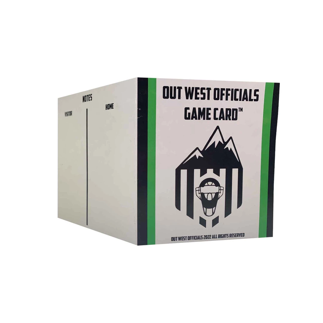Out West Officials Game Card Tracker⢠Game Card Holders