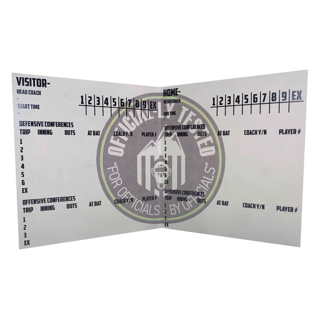 Out West Officials Game Card Tracker⢠Game Card Holders