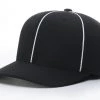 Universal Athletic Football Hats Richardson Pulse Football Flex Hat - Black