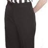 Smitty Apparel Women's Poly Spandex Stretch Flat Front Pants W/ Slash Pockets Basketball Pants