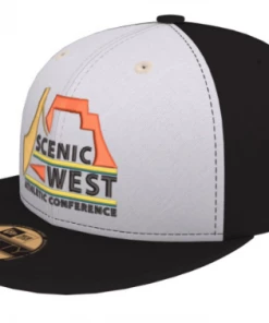 Out West Officials Gear & Apparel Baseball Hats SWAC Custom Hats - White/Black Panel