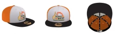 Out West Officials Gear & Apparel SWAC Custom Hats - White/Orange Panel Baseball Hats