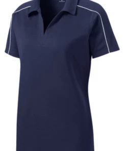 SanMar UHSAA Ladies Navy Swimming Shirt W/ Logo (Pre Order Only - Allow 7-10 Days For Shipment)