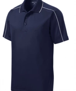 SanMar UHSAA Men's Navy Swimming Shirt W/ Logo (Pre Order Only - Allow 5-7 Days For Shipment)