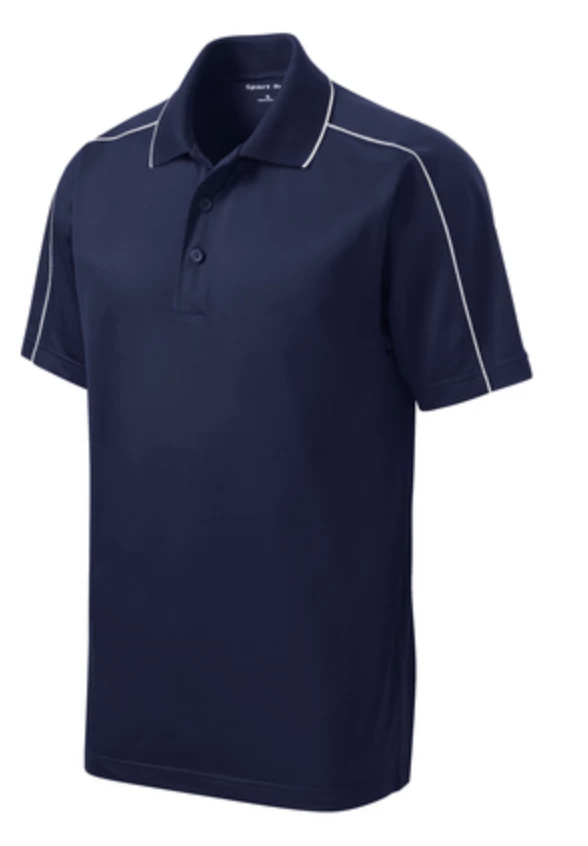 SanMar UHSAA Men's Navy Swimming Shirt W/ Logo (Pre Order Only - Allow 5-7 Days For Shipment)