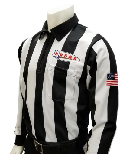 Smitty Apparel UHSAA Cold Weather Long Sleeve Football Shirt - 2 1/4" Stripes (This Is A Special Order Item - Allow 4 Weeks For Delivery)