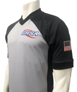 Smitty Apparel Georgia (GHSA) Men's Grey & Black Basketball Shirt