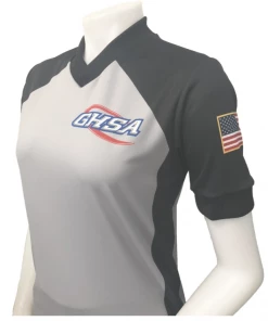 Smitty Apparel Georgia (GHSA) Women's Grey & Black Basketball Shirt