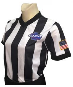 Smitty Apparel Georgia (GHSA) Women's 2" Stripe Basketball Shirt