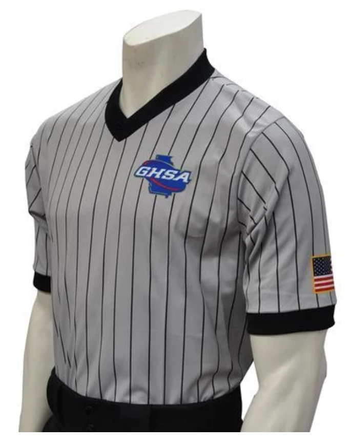 Smitty Apparel Georgia (GHSA) Men's "Body Flex" Wrestling Shirt