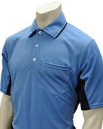 Smitty Apparel Baseball Shirts Major League Style Umpire Shirt - Sky Blue
