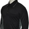 Smitty Apparel Major League Style Umpire Shirt LS - Black Baseball Shirts