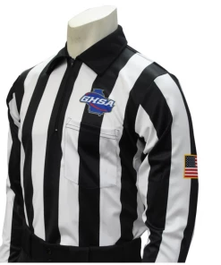 Smitty Apparel Georgia (GHSA) Long Sleeve Cold Weather Football Referee Shirt
