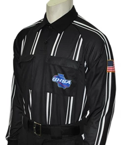Smitty Apparel Georgia (GHSA) Long Sleeve Soccer Shirt - Black