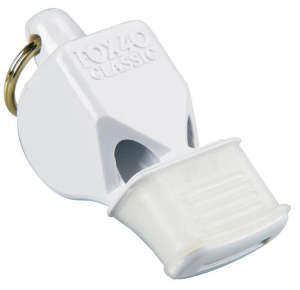Fox 40 Classic CMG Whistle - White Whistles And Lanyards