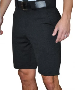 Smitty Apparel Football UHSAA Football/Lacrosse Poly Spandex Solid Black Shorts - Closeout