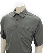 Smitty Apparel Major League Style Umpire Shirt - Charcoal Gray Baseball Shirts